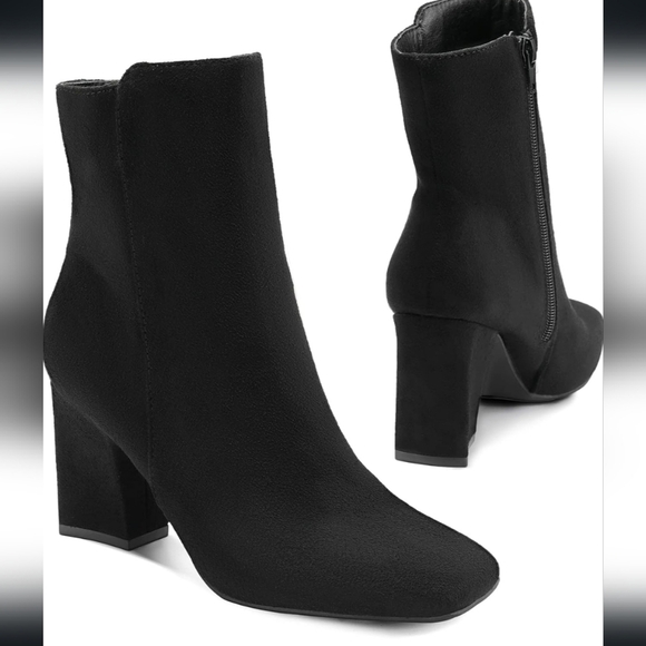 Mysoft GoGo Sqaure Heel Ankle Boots Size 8.5 - Picture 1 of 6